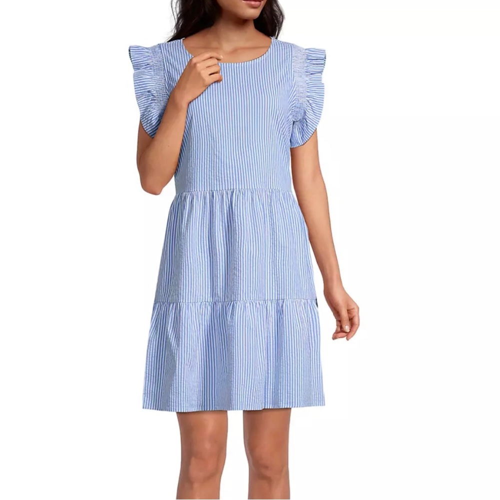 Vineyard Vines harbor stripe performance dress